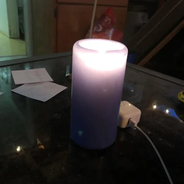A light lit in memory of Lisa Marie Young