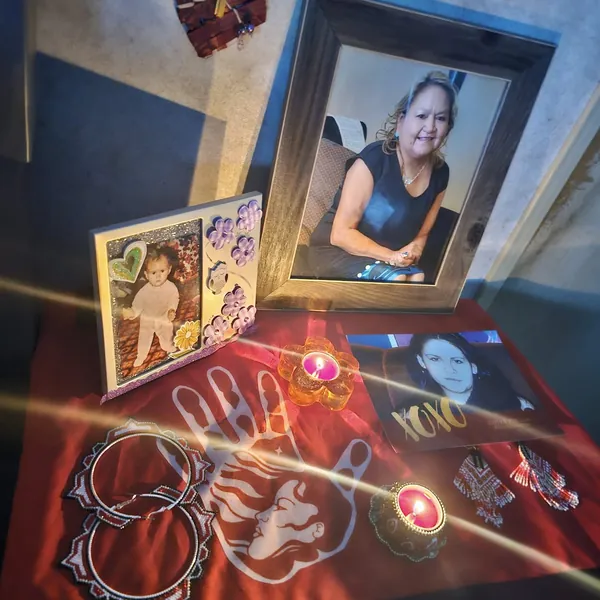 A light lit in memory of Lisa Marie Young