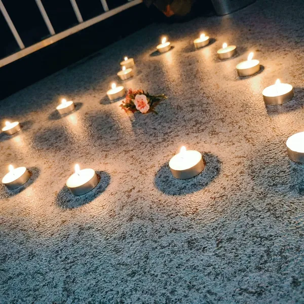 A light lit in memory of Lisa Marie Young