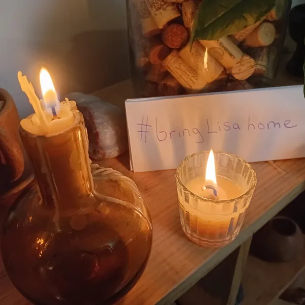 A light lit in memory of Lisa Marie Young